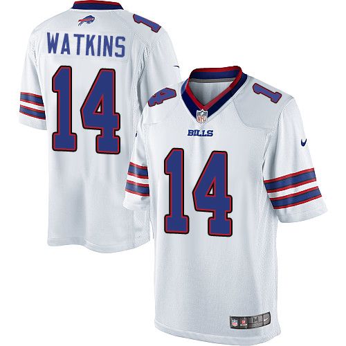 Youth Limited Sammy Watkins Nike Jersey White Road - #14 NFL Buffalo Bills